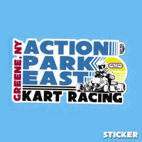 Action Park East Kart Racing Sticker